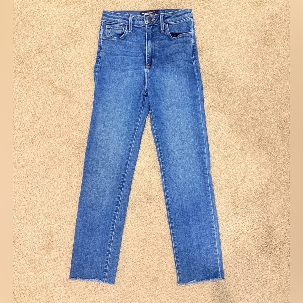 Just Black Medium Blue Cropped Ankle Jeans